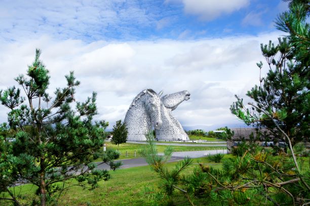 Image showing The Helix, home to the Kelpies